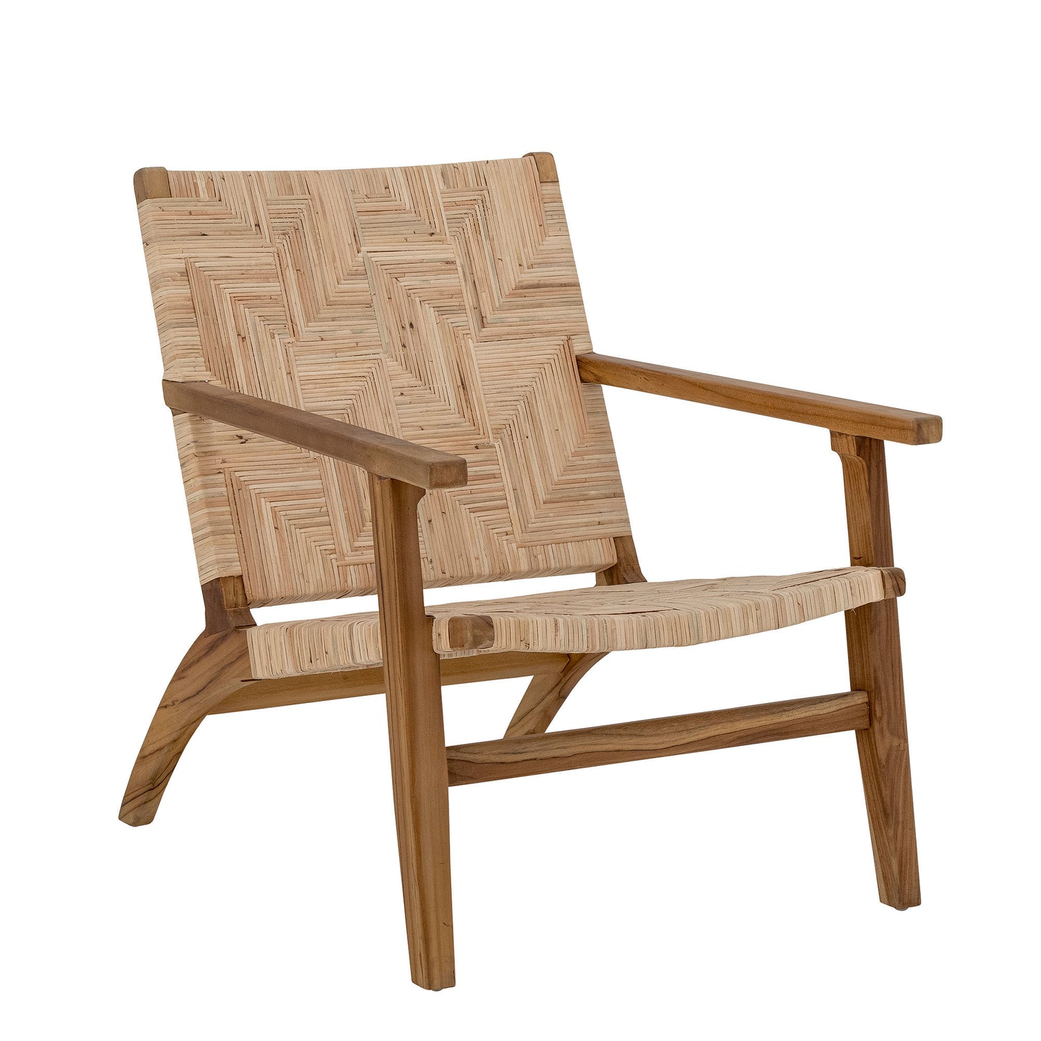 Creative Collection Mills Lounge Stol, Brun, Rattan