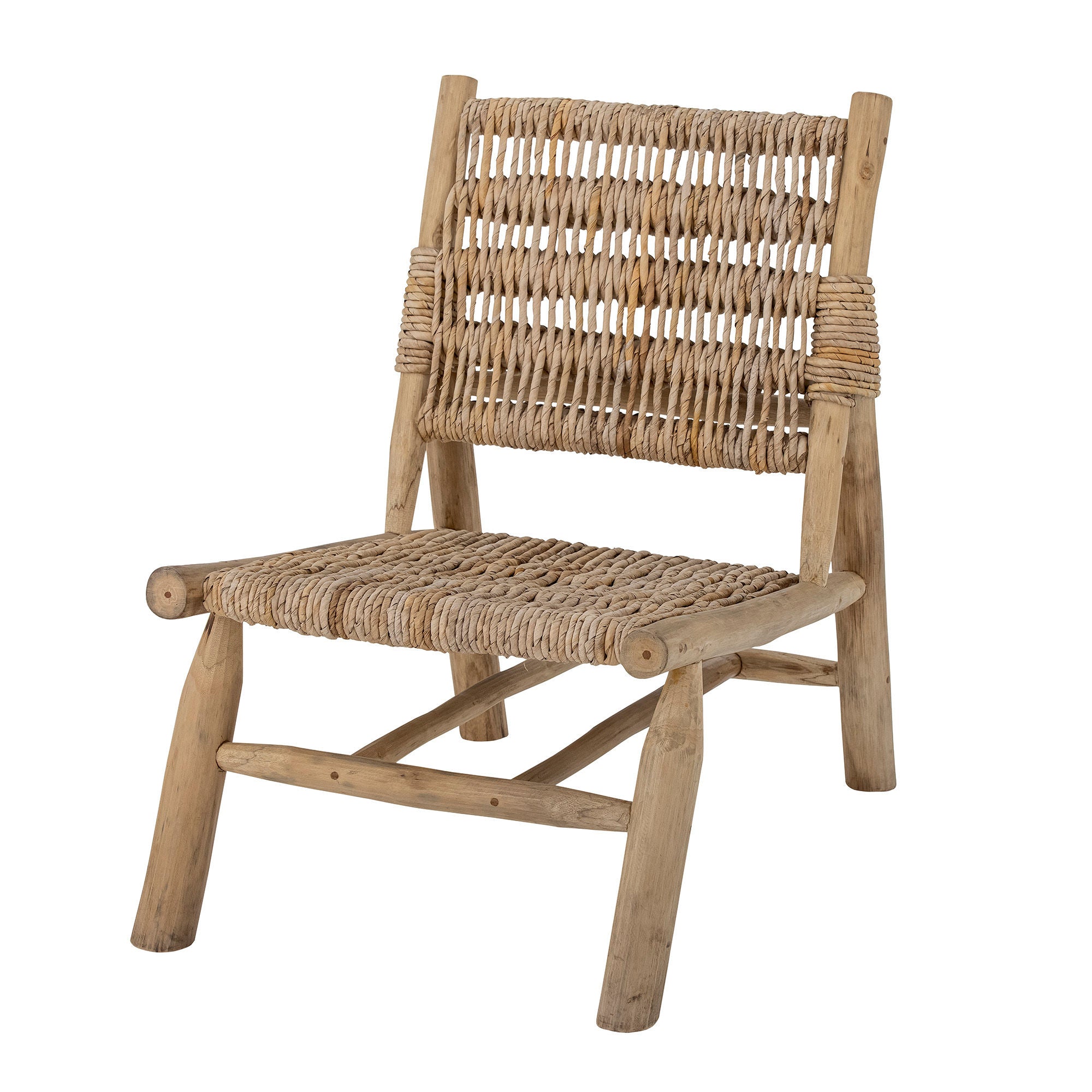 Bloomingville Ruthy Lounge Stol, Natur, Teak