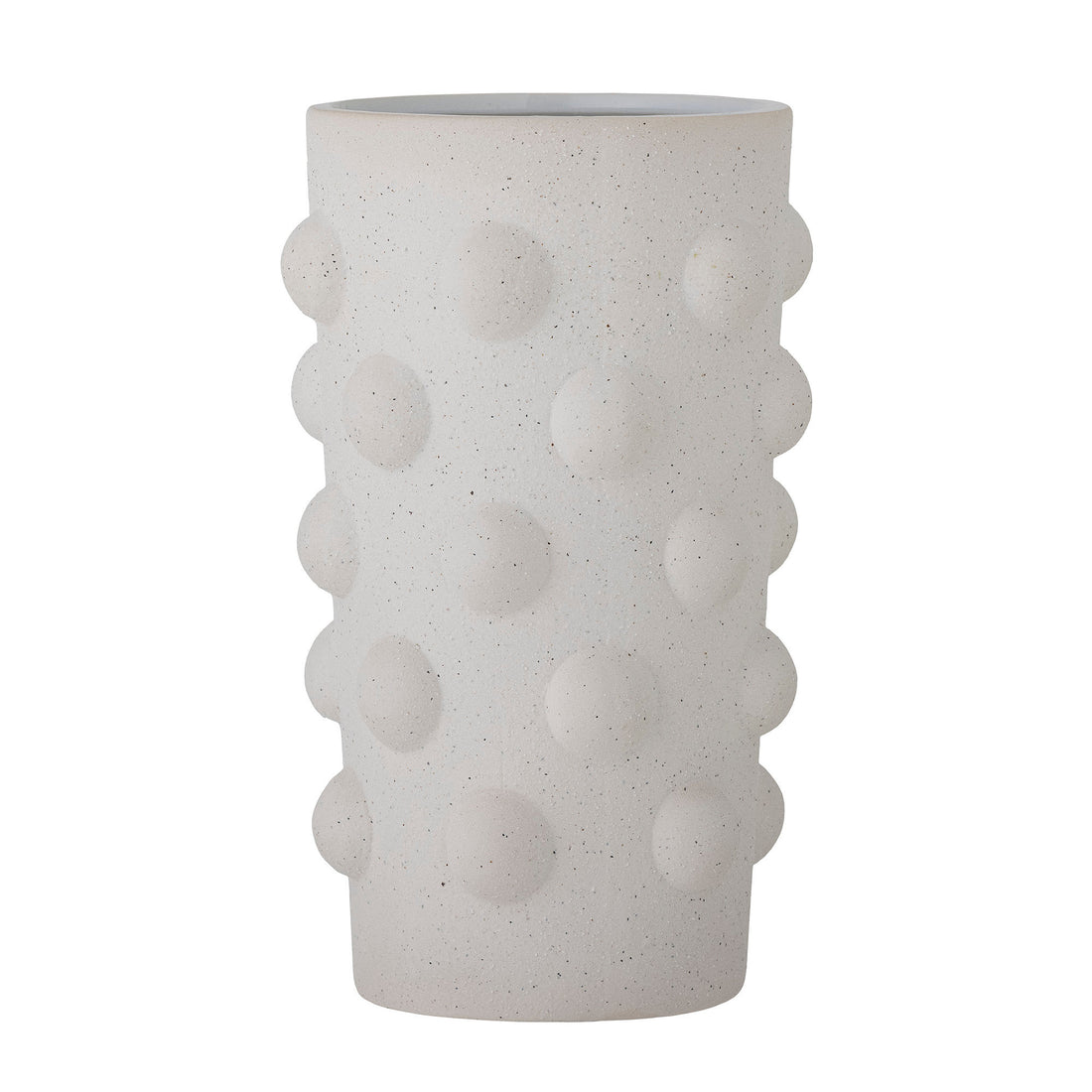 Bloomingville Artan Vase, Hvid, Stentøj
