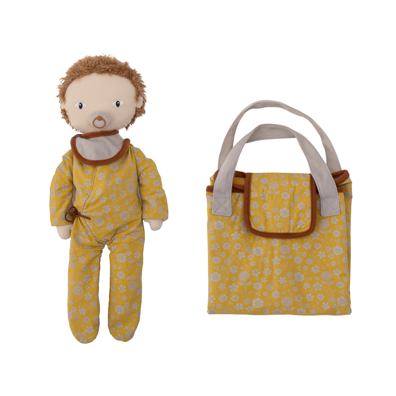 Bloomingville MINI Nalle Doll, Brun, Bomuld