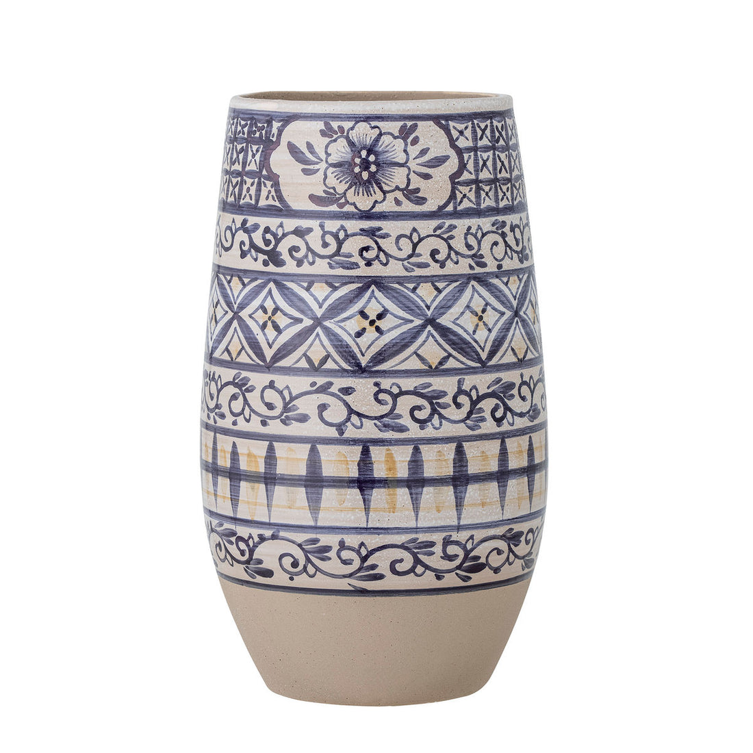 Bloomingville Nadya Vase, Blå, Stentøj - Bloomingville - DesignGaragen.dk