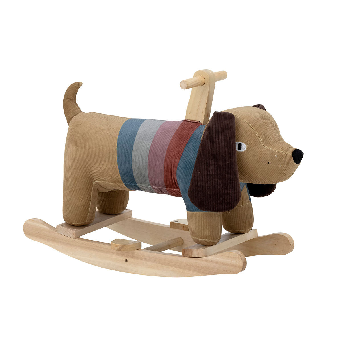 Bloomingville MINI Charlie Rocking Toy, Dog, Brun, Polyester