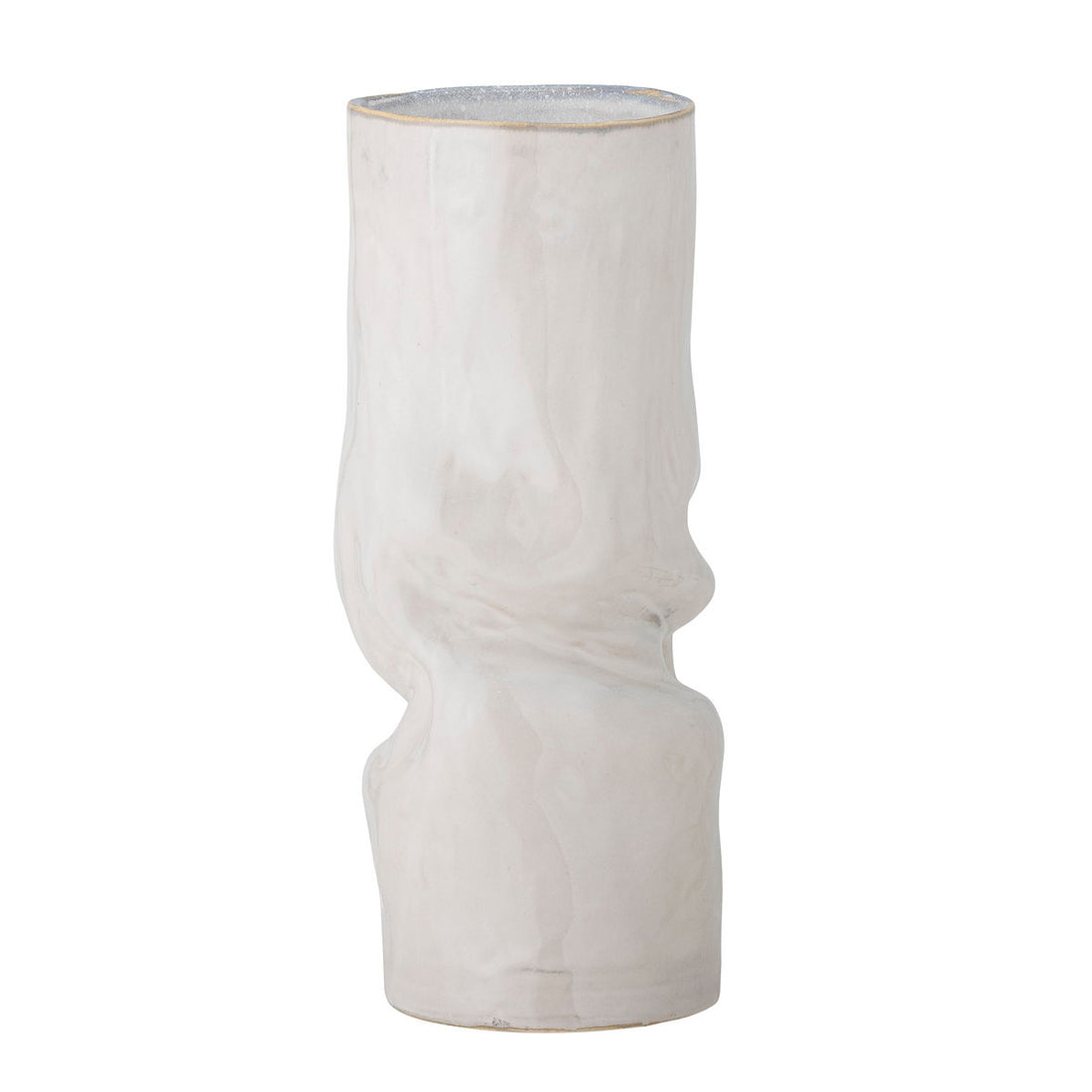 Bloomingville Araba Vase, Hvid, Stentøj