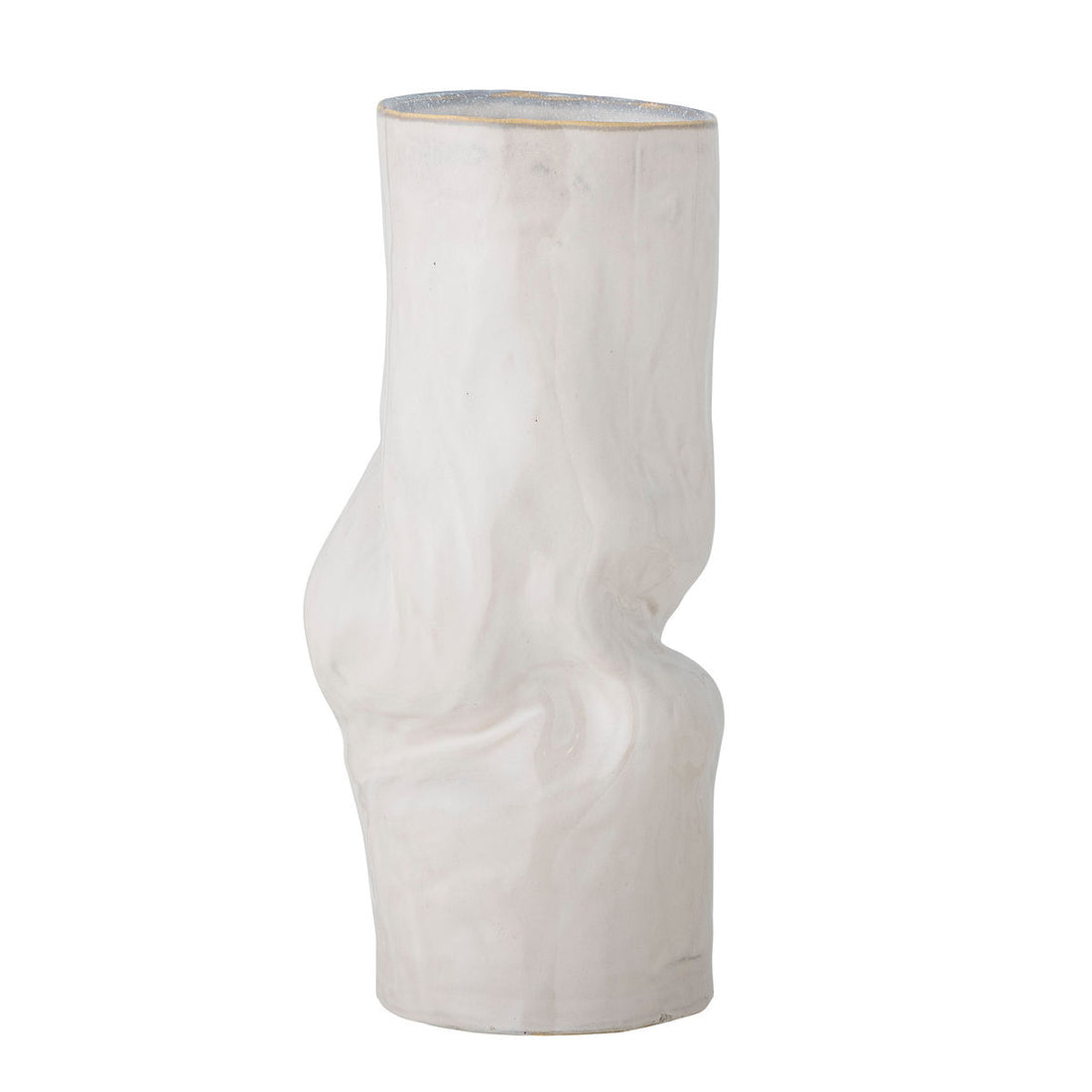 Bloomingville Araba Vase, Hvid, Stentøj