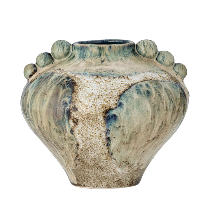 Bloomingville Cophia Vase, Blå, Stentøj