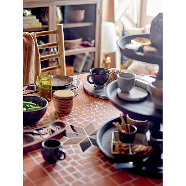 Creative Collection Vera Etagere, Sort, Mango