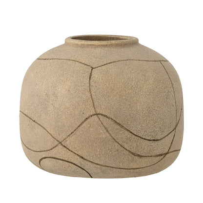 Bloomingville Niza Deko Vase, Natur, Terrakotta - Bloomingville - DesignGaragen.dk