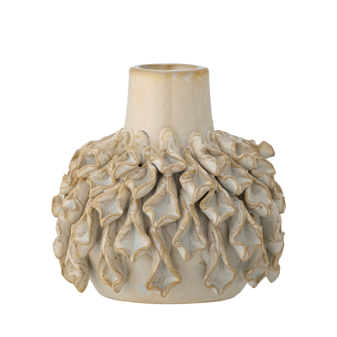 Bloomingville Mokua Vase, Natur, Stentøj - Bloomingville - DesignGaragen.dk