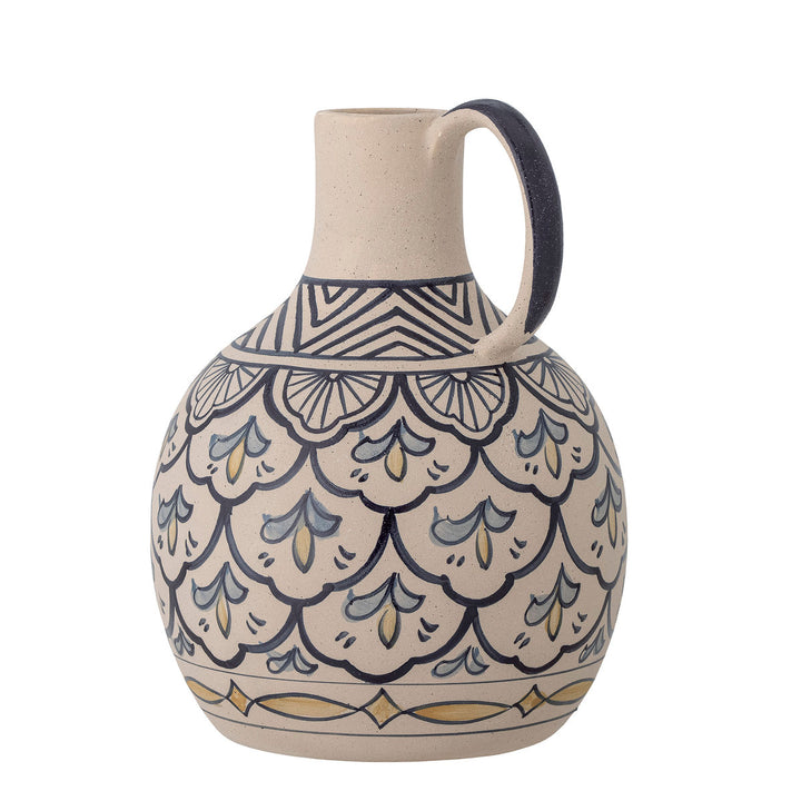 Bloomingville Nadya Vase, Blå, Stentøj