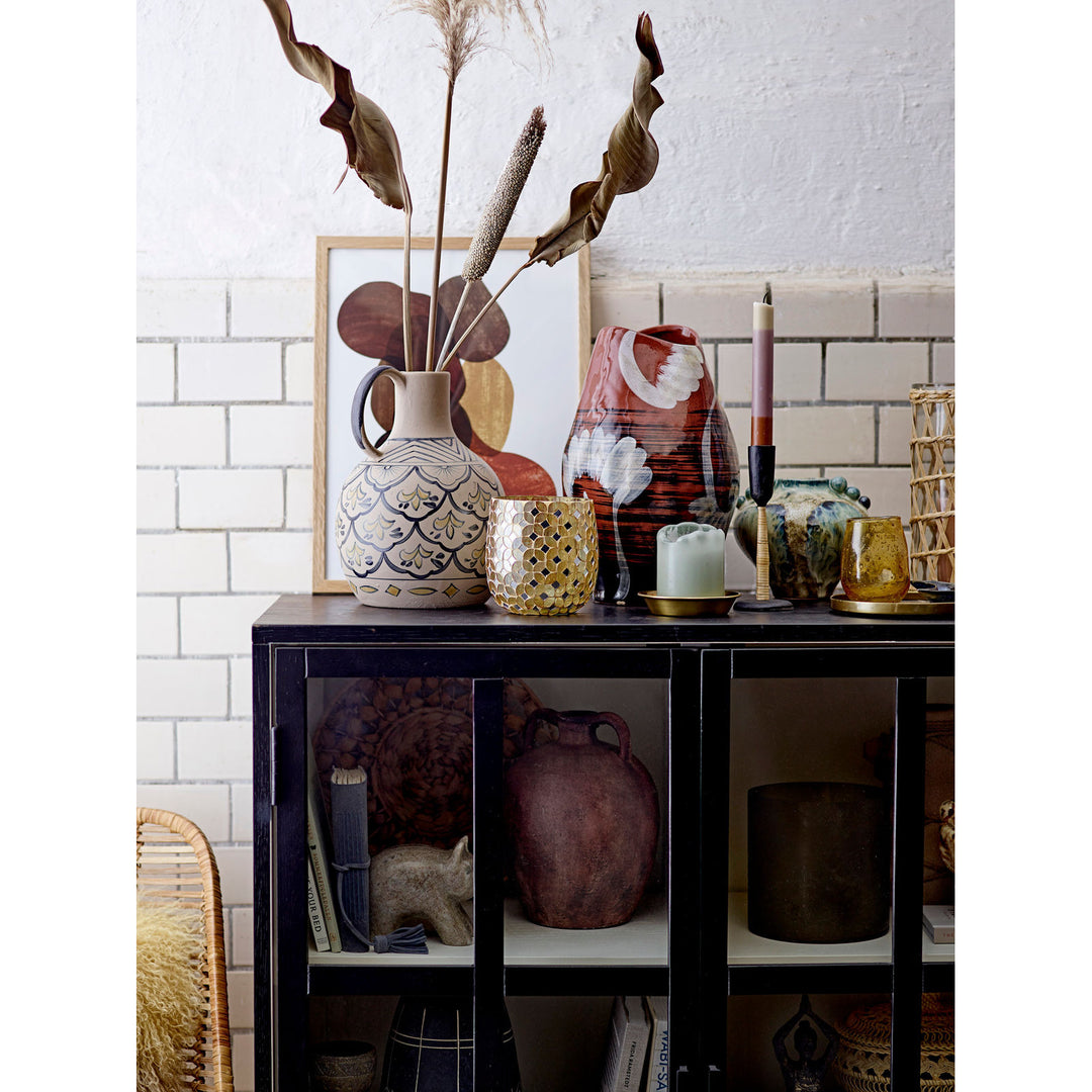 Bloomingville Nadya Vase, Blå, Stentøj