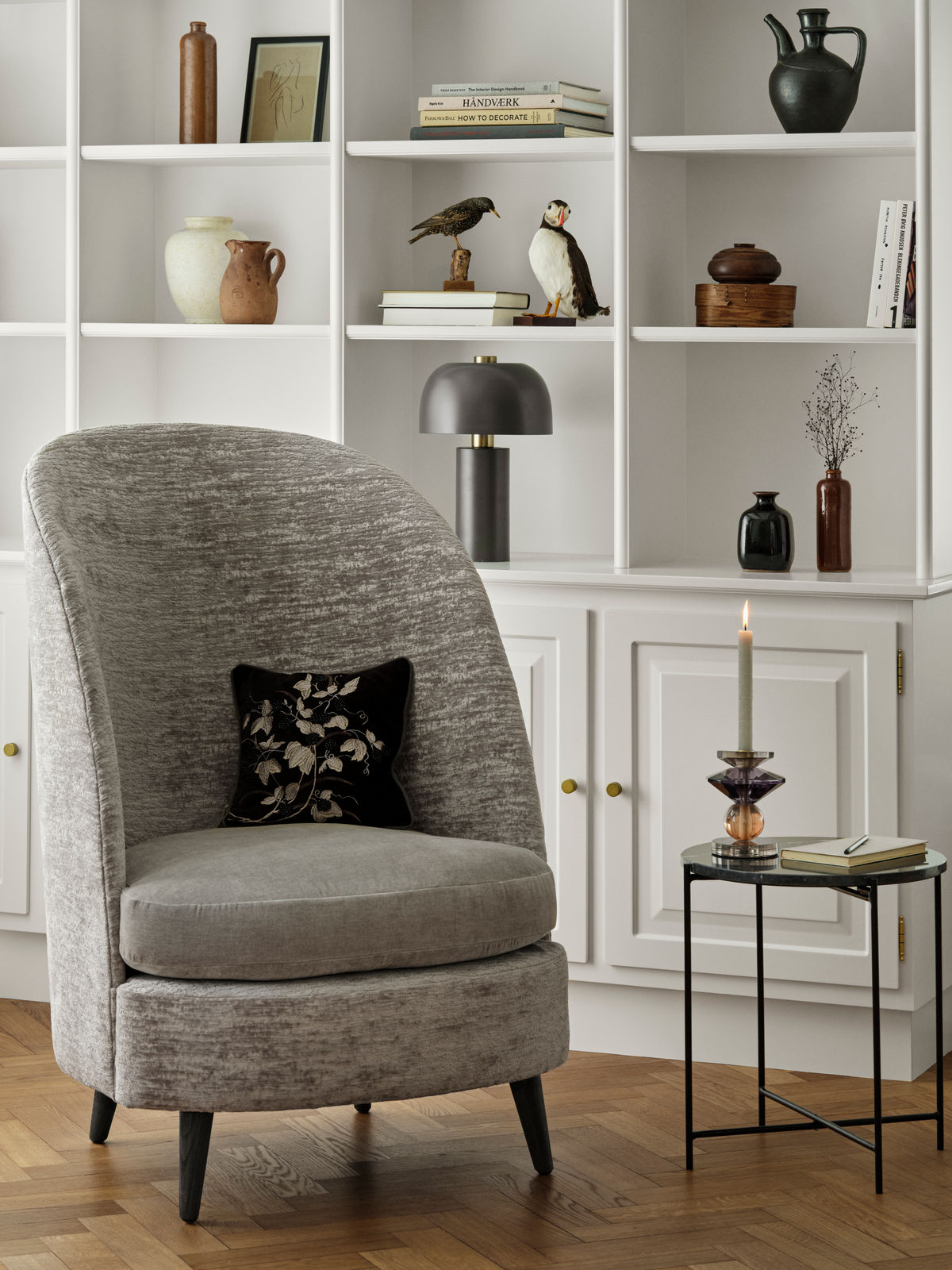 Cozy Living Doria Lounge Chair - LIGHT GREY