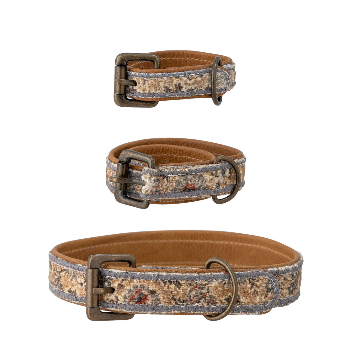 Bloomingville Imola Dog Collar, Blå, Bomuld - Bloomingville - DesignGaragen.dk