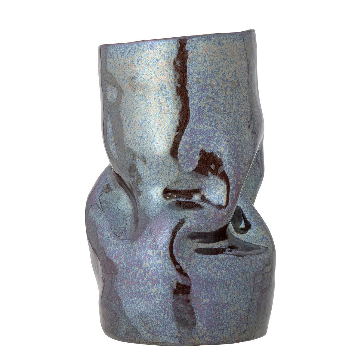 Bloomingville Apio Vase, Sort, Stentøj