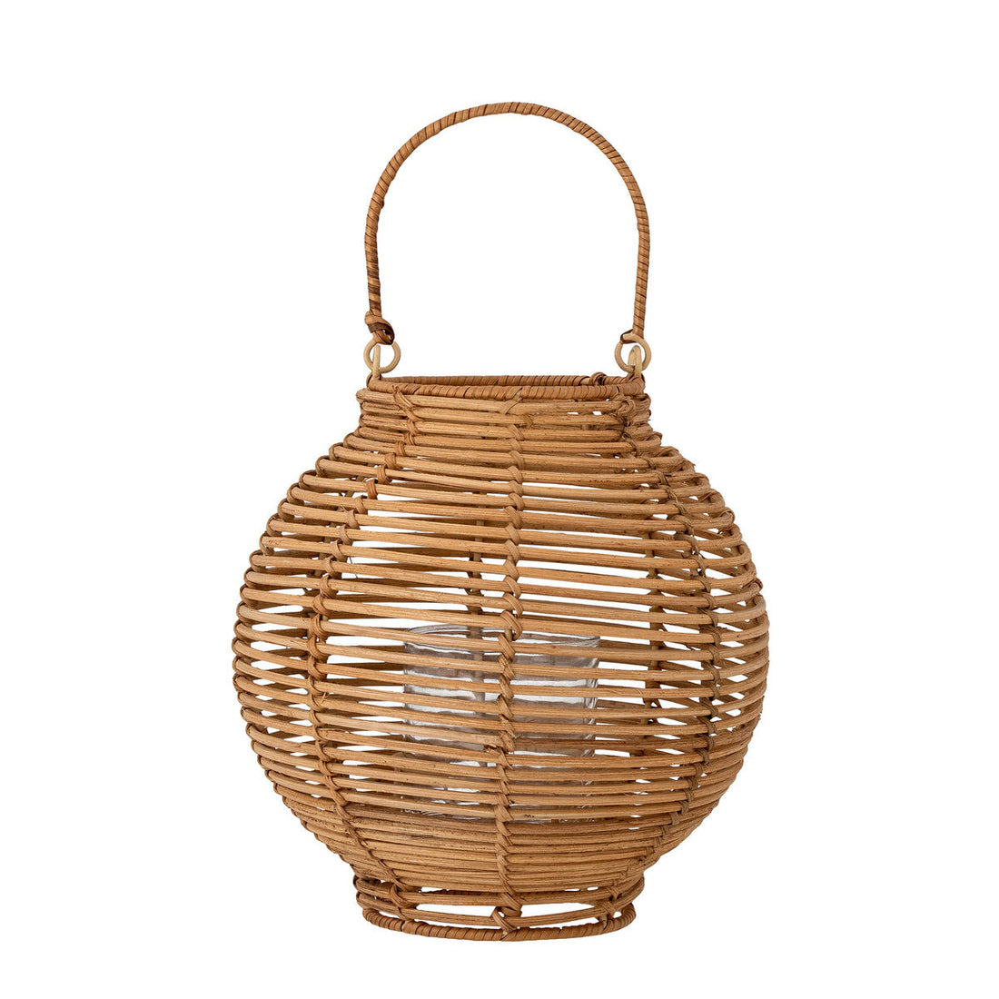 Bloomingville Malua Lanterne m/Glas, Natur, Rattan