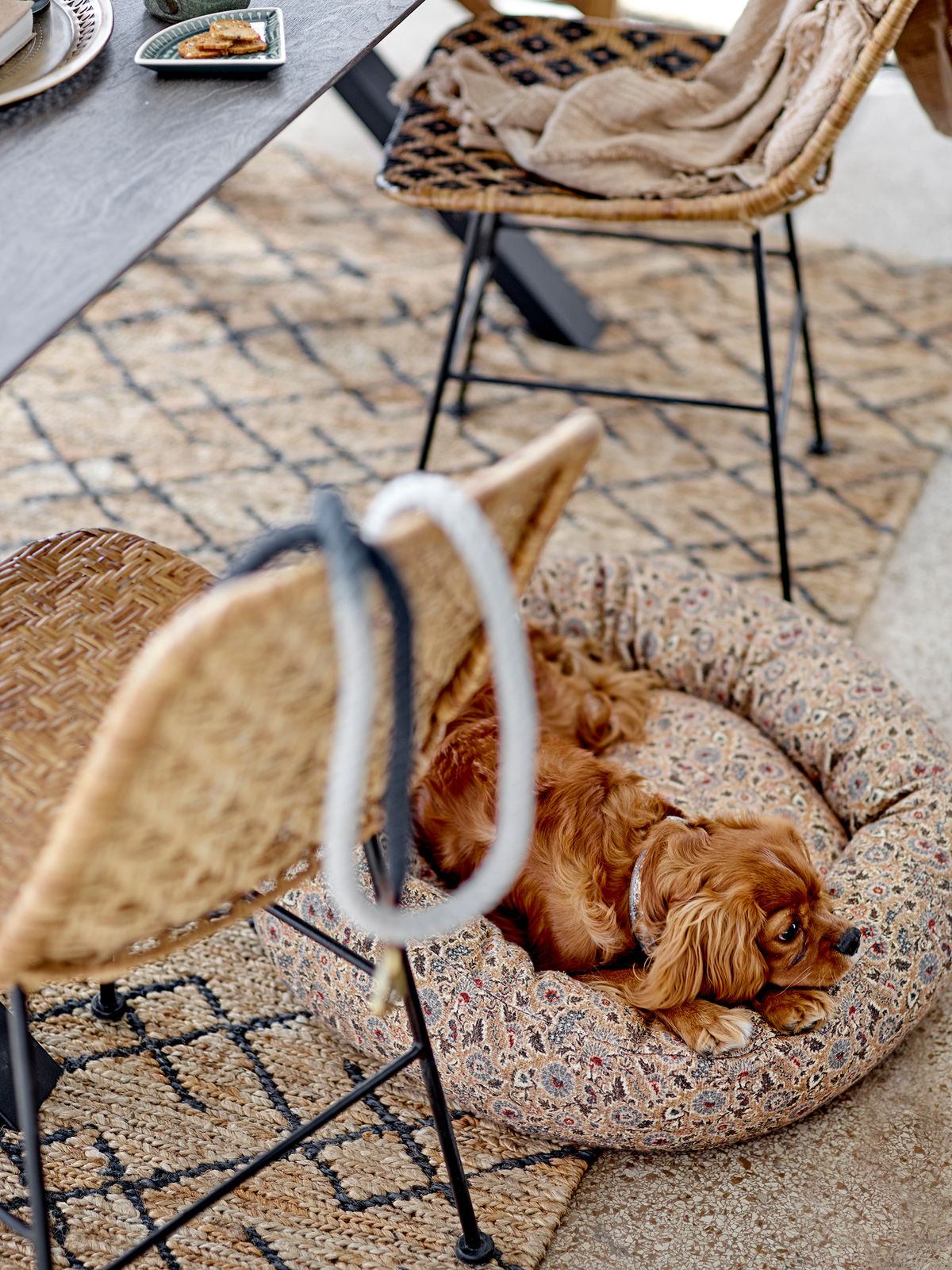 Bloomingville Vittoria Hundeseng, Brun, Bomuld - Bloomingville - DesignGaragen.dk