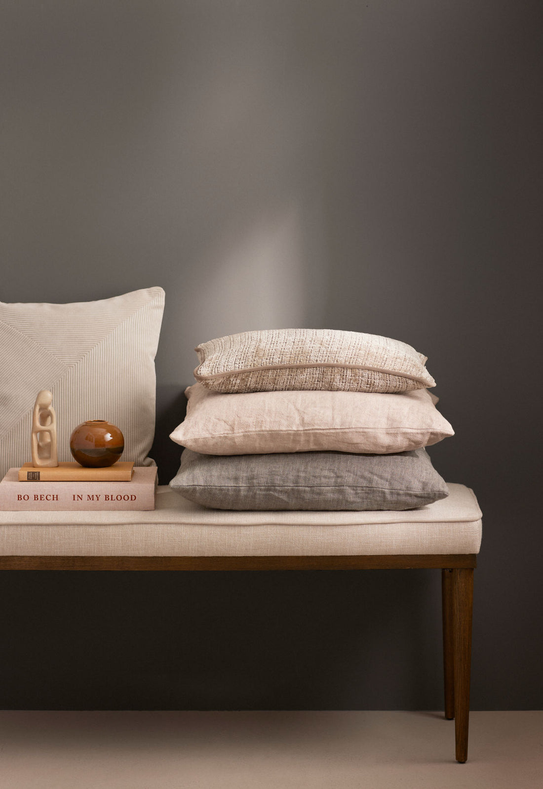Cozy Living Liza Bench - ALPACA
