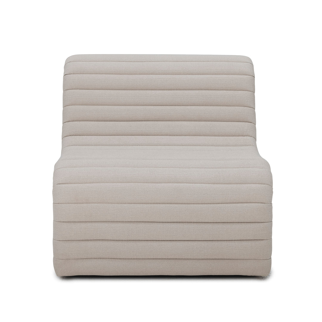 BLOOMINGVILLE Allure Lounge Stol, Natur, Polyester - L76xH67xW91 cm - DesignGaragen.dk.