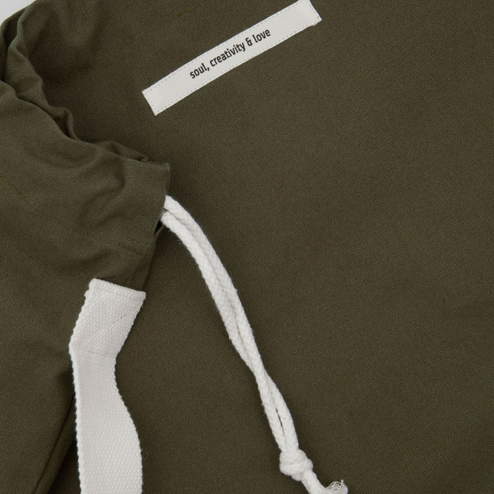 Meraki Cotton bag, Cataria, Army green