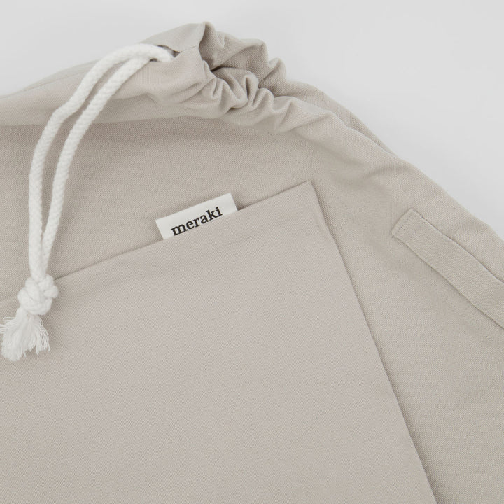 Meraki Cotton bag, Cataria, Light grey