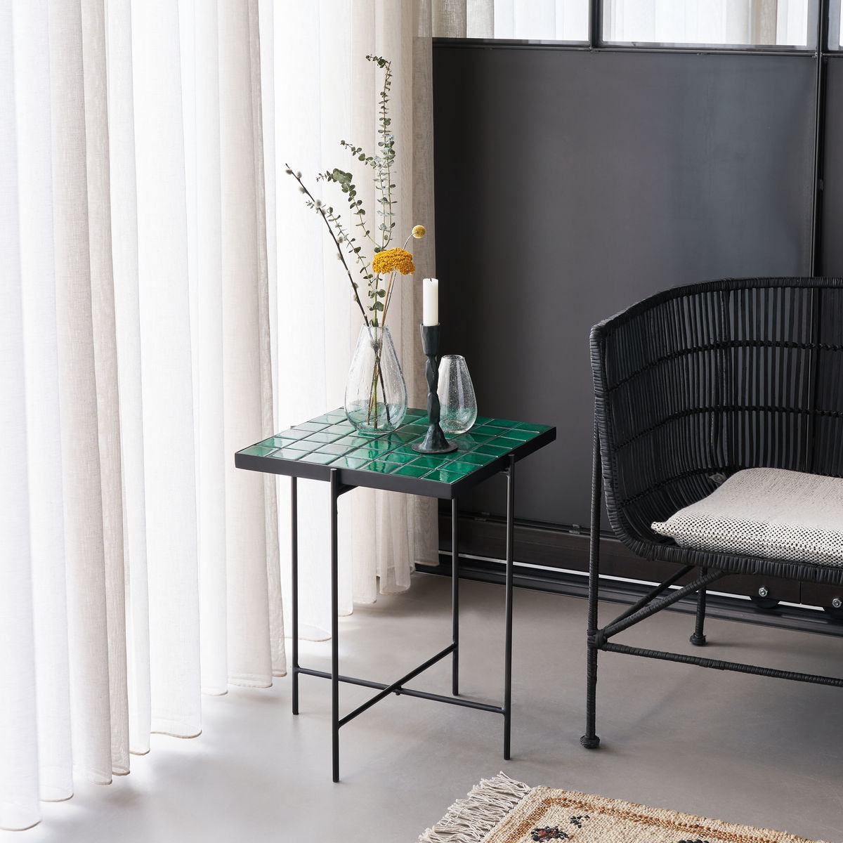 House Doctor Sidebord, Kuna, Grøn