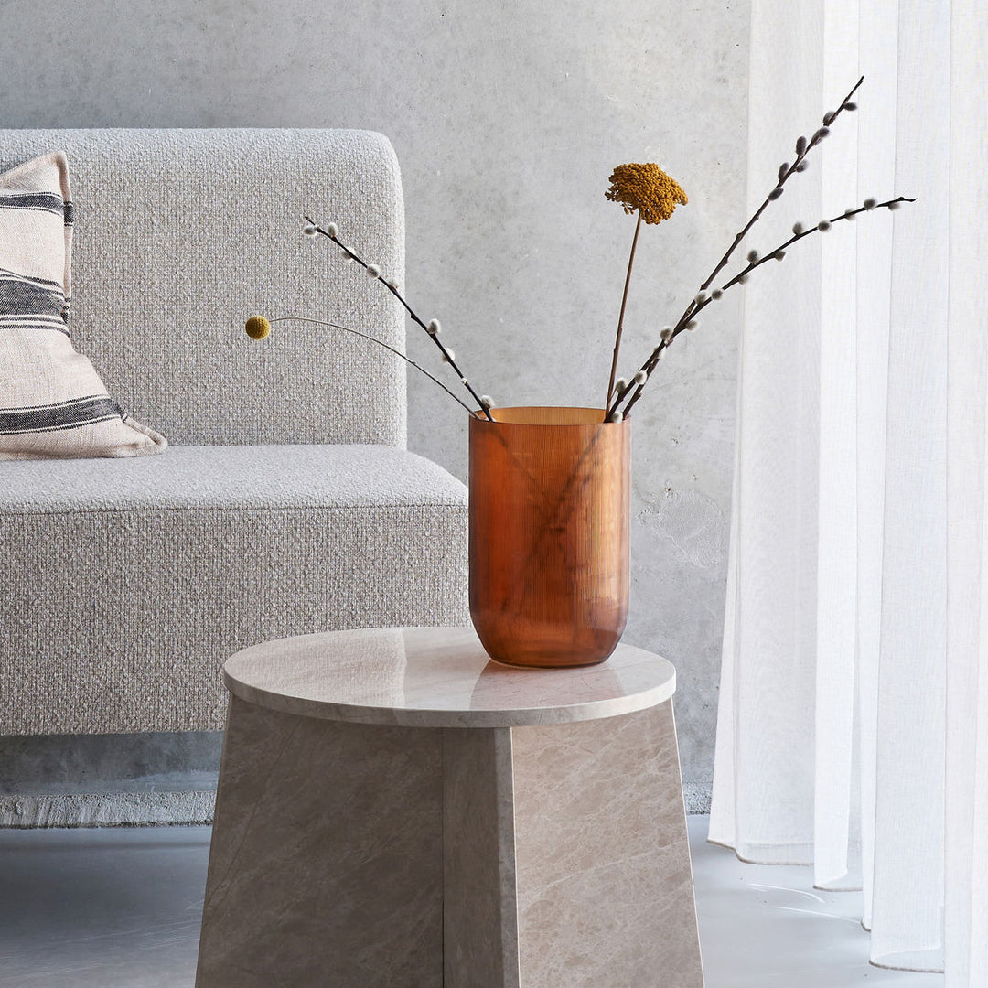 House Doctor Vase, Amka, Amber