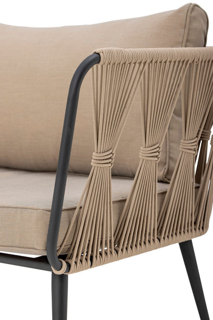 Bloomingville Pavone Sofa, Brun, Metal - Bloomingville - DesignGaragen.dk