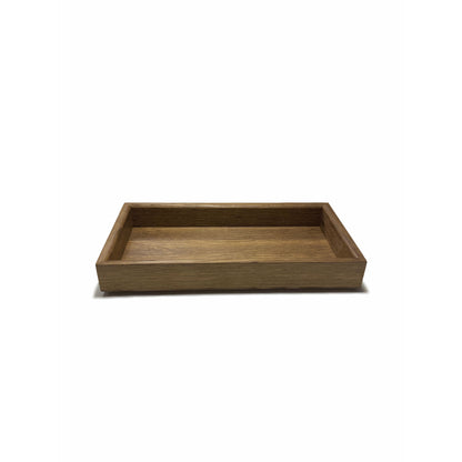 Langbo Large Stackable Tray - Smoked Oiled Oak