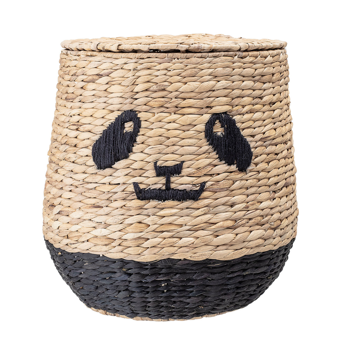 Youl Kurv m/Låg, Natur, Vandhyacint - D36xH42 cm - BLOOMINGVILLE MINI - DesignGaragen.dk
