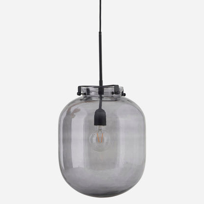 House Doctor-Lampe, Ball, Grå-h: 35 cm, dia: 30 cm