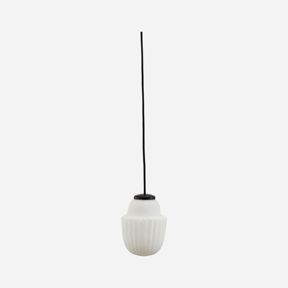House Doctor-Lampe, Acorn, Hvid-h: 18.7 cm, dia: 13.5 cm