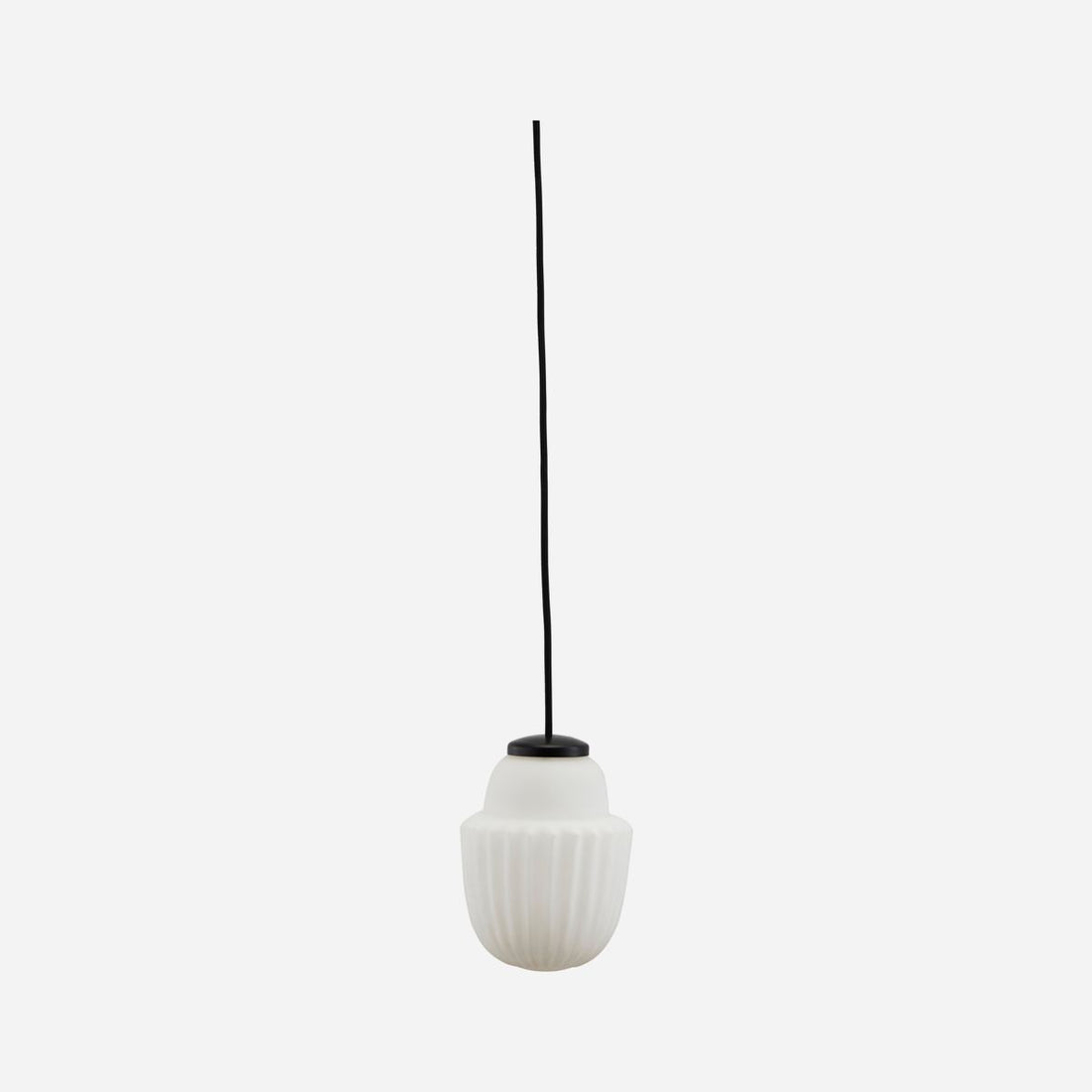 House Doctor-Lampe, Acorn, Hvid-h: 18.7 cm, dia: 13.5 cm