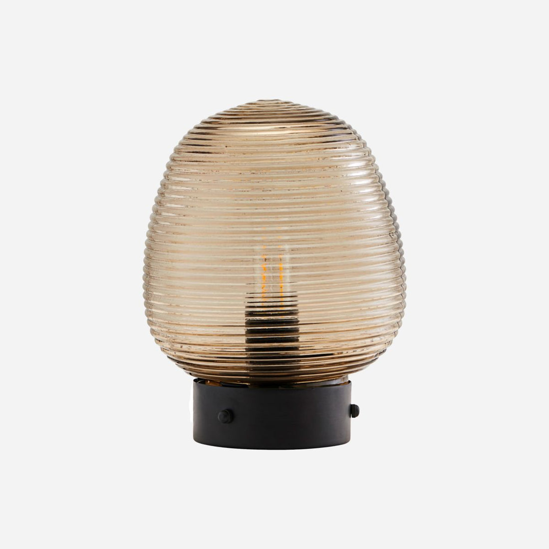 House Doctor-Lampe, Ghia, Brun-h: 24 cm, dia: 18.5 cm