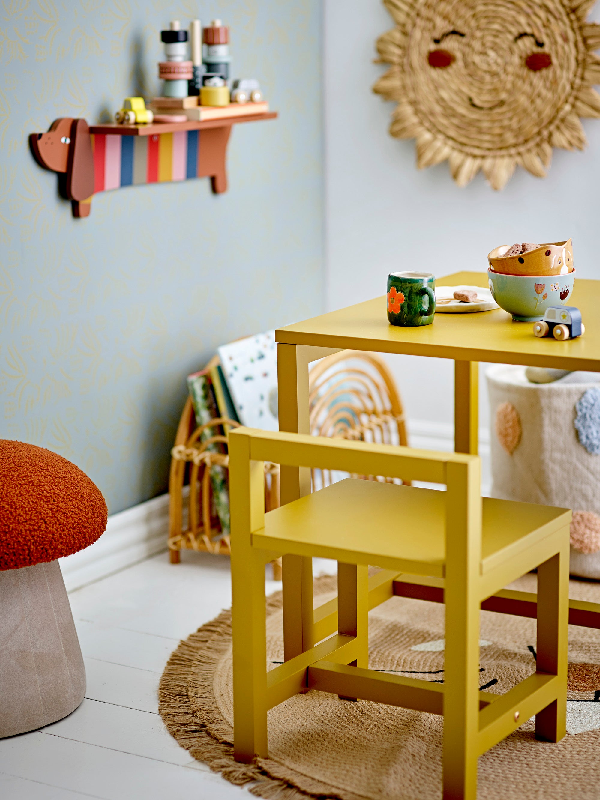 BLOOMINGVILLE MINI - Harrison Tæppe, Natur, Jute - BLOOMINGVILLE MINI - DesignGaragen.dk