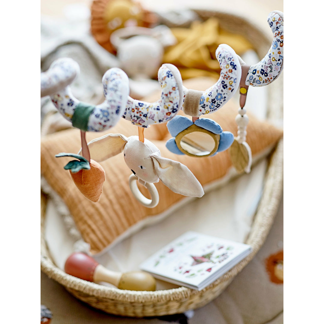 BLOOMINGVILLE MINI Rubbie Aktivitets Center, Natur, Hør - L28xH15xW7,5 cm, Set of 5 - DesignGaragen.dk.