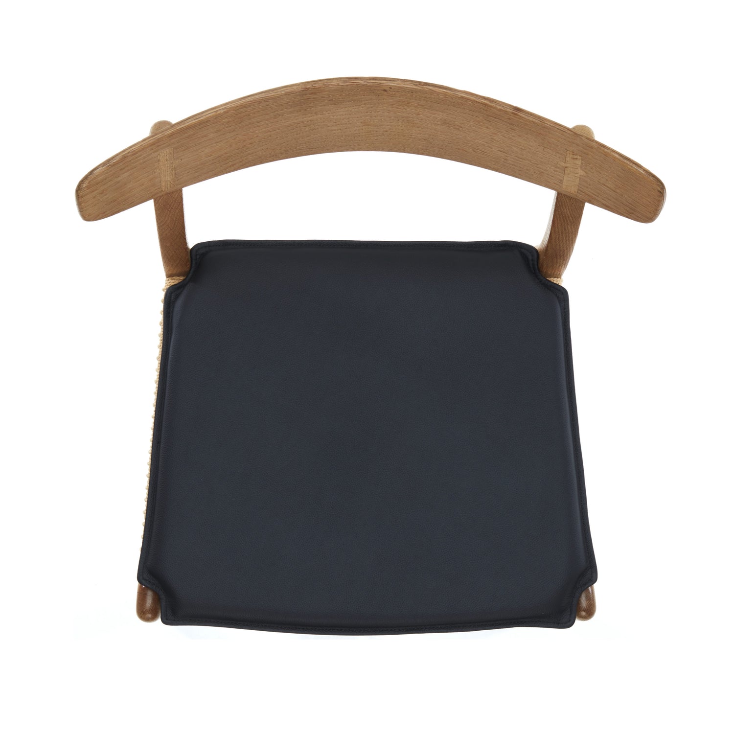 Hynde til Hans J. Wegner CH23 stolen i sort læder - Hynder til Hans J. Wegner CH23 stolen - DesignGaragen.dk
