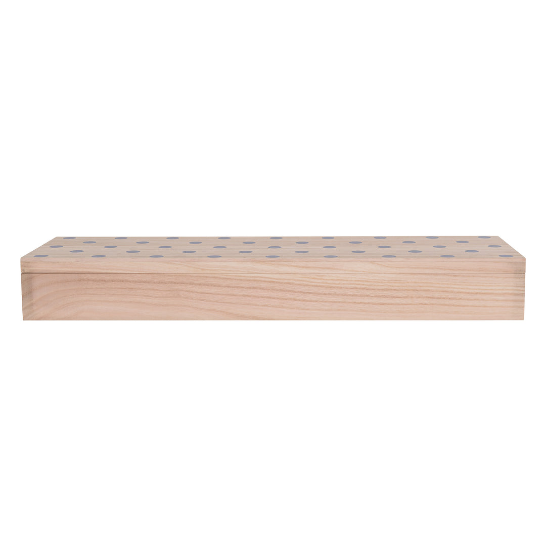 Hübsch - Opbevaringskasse, Natur, Kejsertræ L80xH10xB22 cm