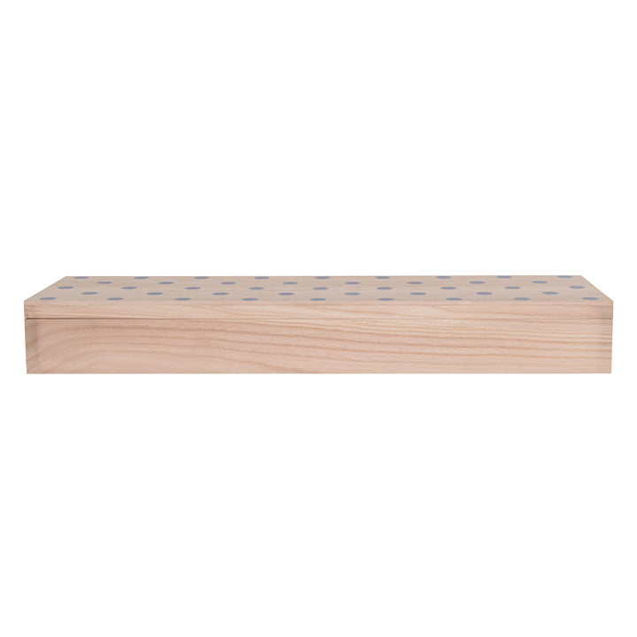 Hübsch - Opbevaringskasse, Natur, Kejsertræ L80xH10xB22 cm