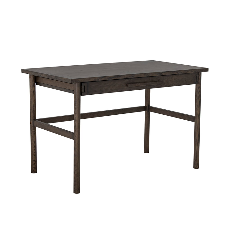 BLOOMINGVILLE Wells Skrivebord, Brun, Ege Finer - L120xH76xW65 cm - DesignGaragen.dk.