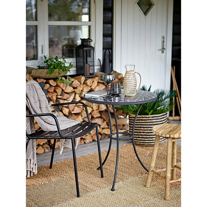 BLOOMINGVILLE Sole Taburet, Natur, Bambus - D30xH50 cm - DesignGaragen.dk.