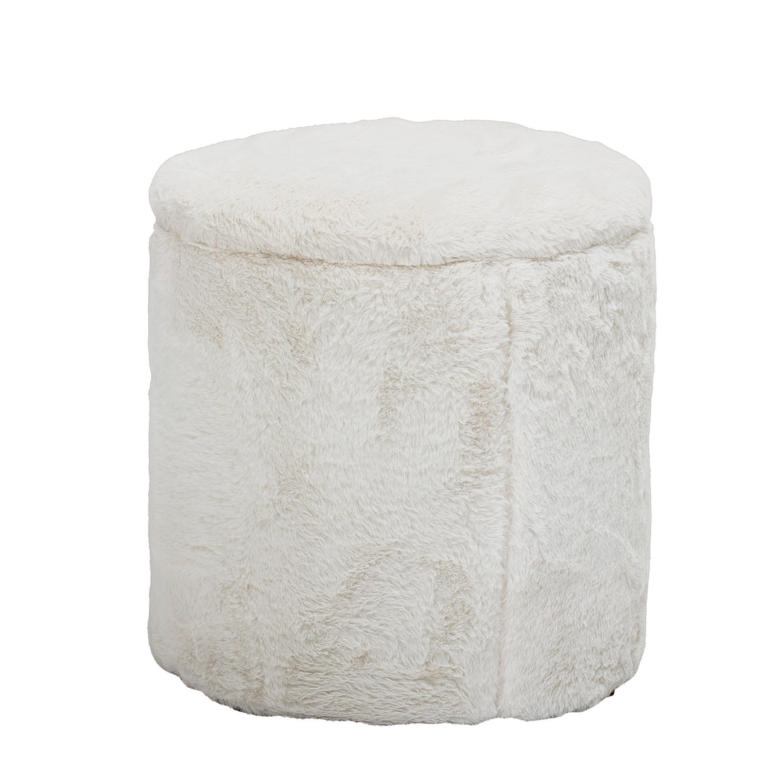 BLOOMINGVILLE MINI Siabella Puf, Hvid, Polyester - D37xH40 cm - DesignGaragen.dk.