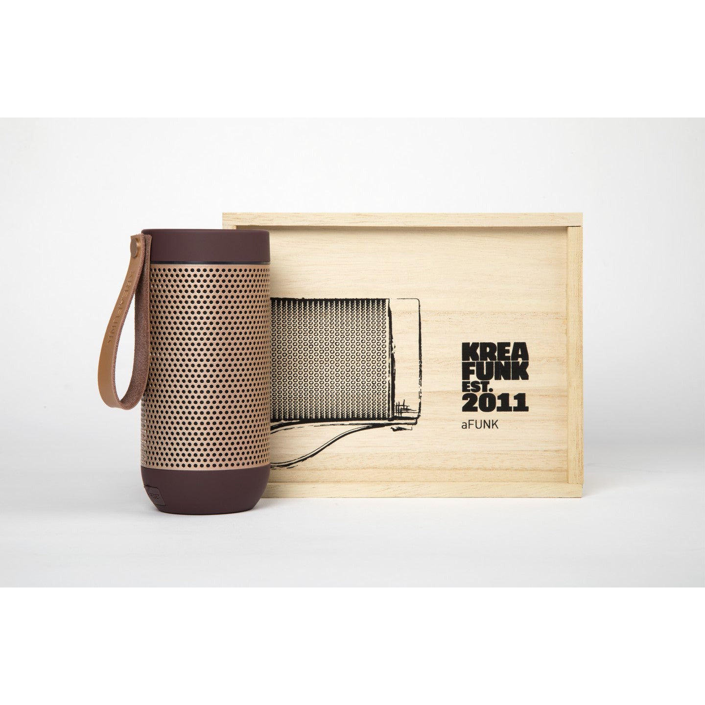 KreaFunk - aFUNK Bluetooth Spearker - Plum/Rose Gold