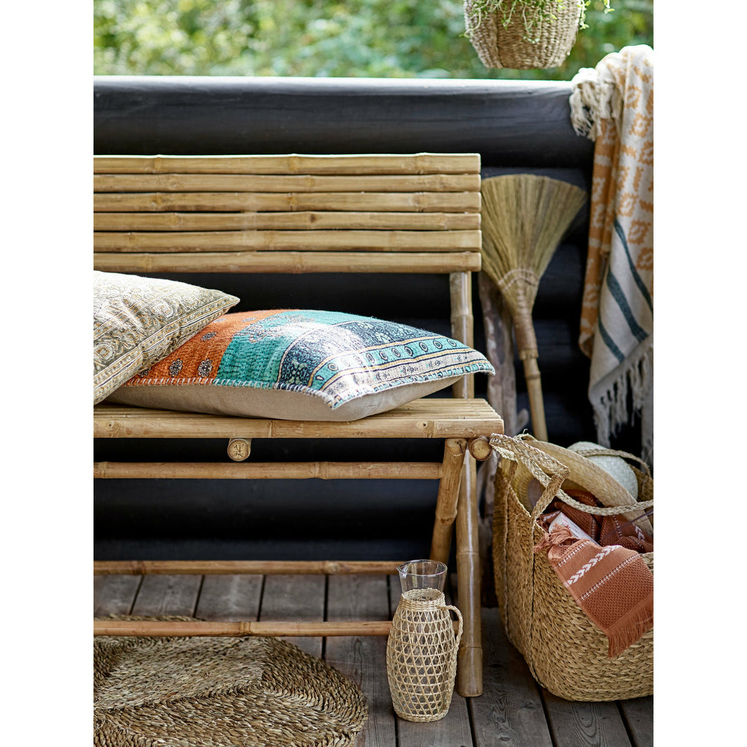 BLOOMINGVILLE Sole Bænk, Natur, Bambus - L120xH82xW54 cm - DesignGaragen.dk.