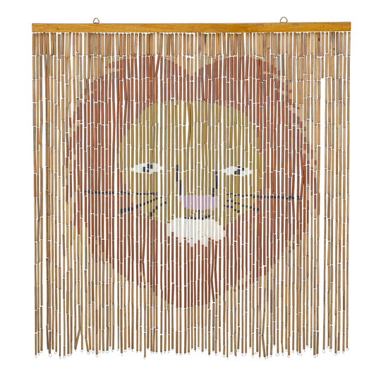 Leonel Væg Dekoration, Brun, Bambus - L85xH90 cm - BLOOMINGVILLE MINI - DesignGaragen.dk