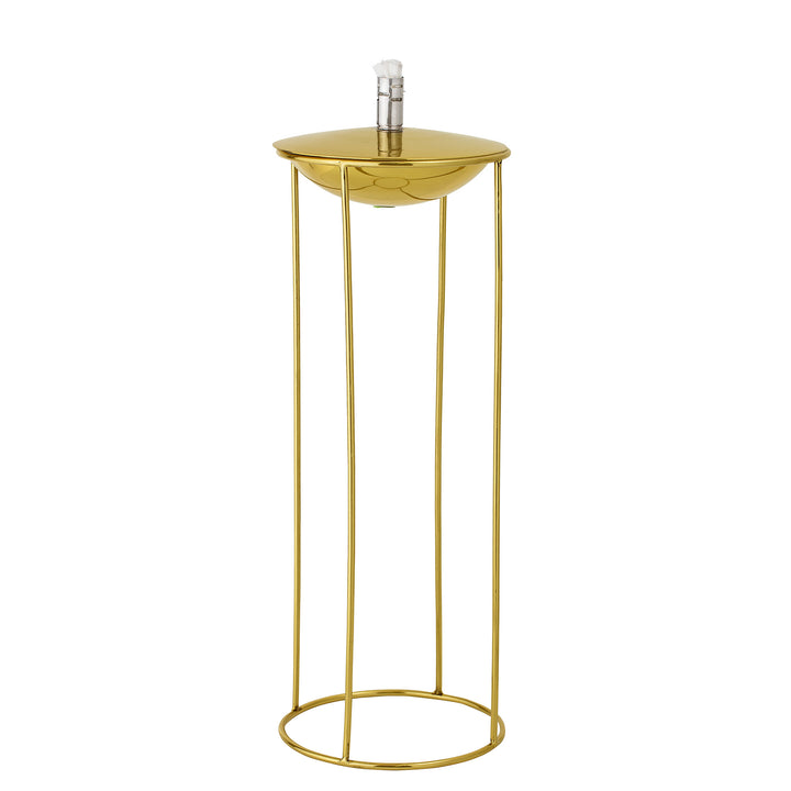 BLOOMINGVILLE Olie Lampe, Guld, Metal - D19xH57 cm - DesignGaragen.dk.