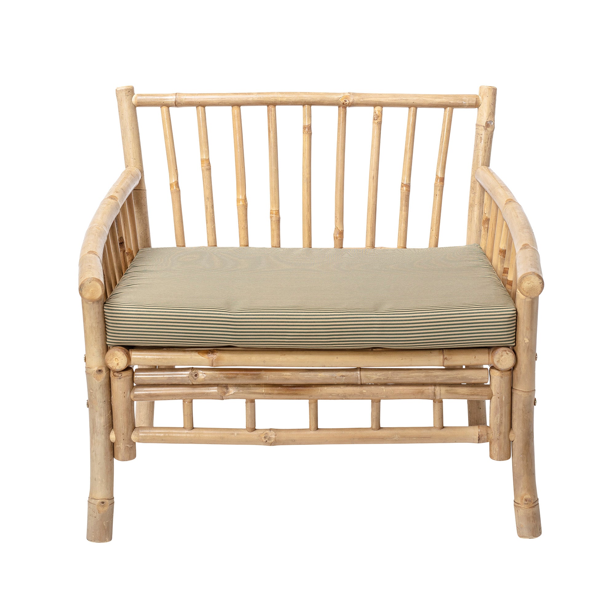 Sole Lounge Stol, Natur, Bambus - L80xH75xW77 cm - BLOOMINGVILLE - DesignGaragen.dk