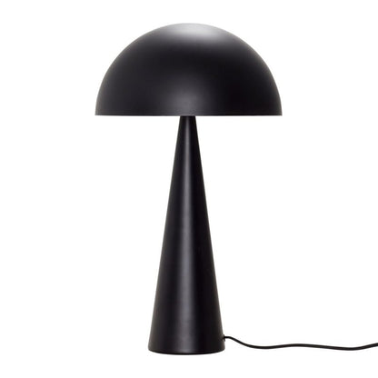Hübsch - Bordlampe, sort, metal - ø35xh52cm