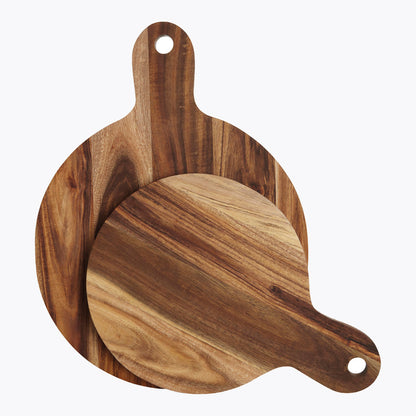 House Doctor-Skærebræt, Cutting boards, Natur-dia: 22 cm, dia: 28 cm