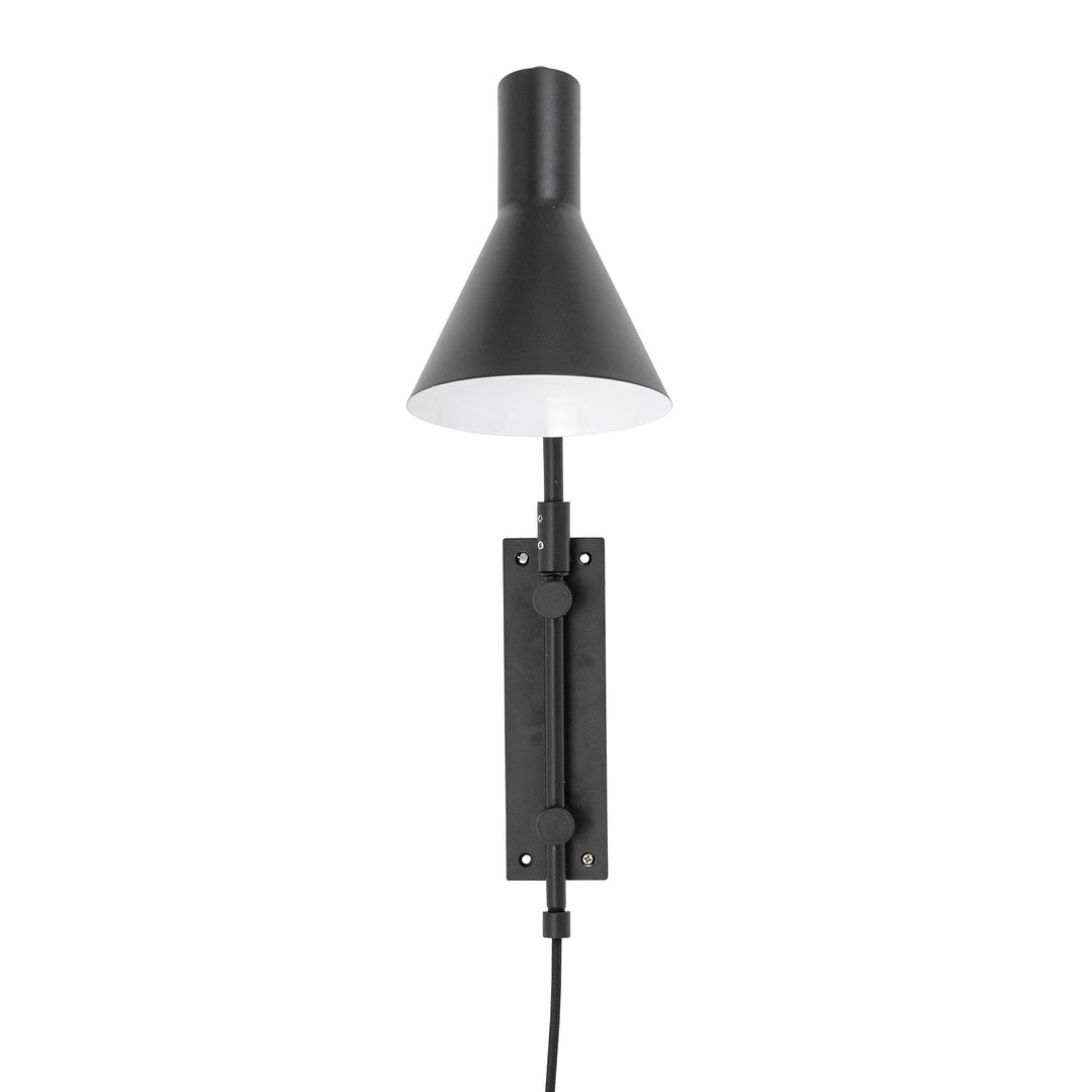 BLOOMINGVILLE Edil Væglampe, Sort, Metal - L40xH45xW15 cm - DesignGaragen.dk.
