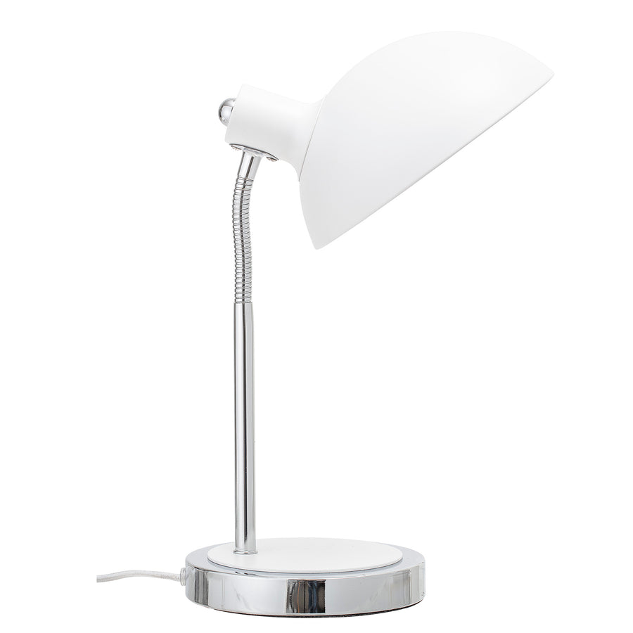 BLOOMINGVILLE Stalia Bordlampe, Hvid, Metal - D23xH40 cm - DesignGaragen.dk.