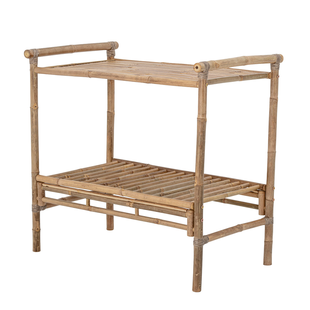 BLOOMINGVILLE Sole Konsolbord, Natur, Bambus - L100xH95xW60 cm - DesignGaragen.dk.